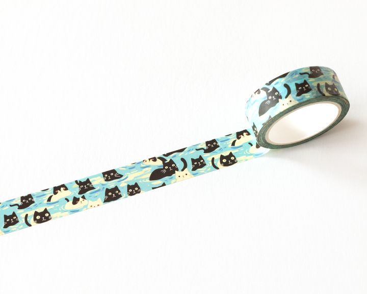 Swimming Cats Washi Tape