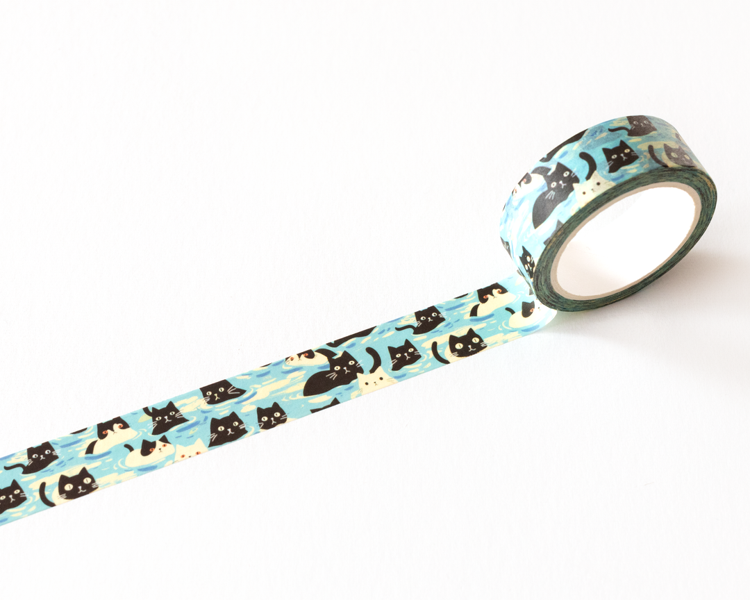 Swimming Cats Washi Tape