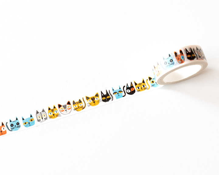 Cat Faces Washi Tape