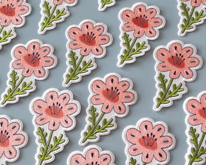 Flower Iron-On Patch