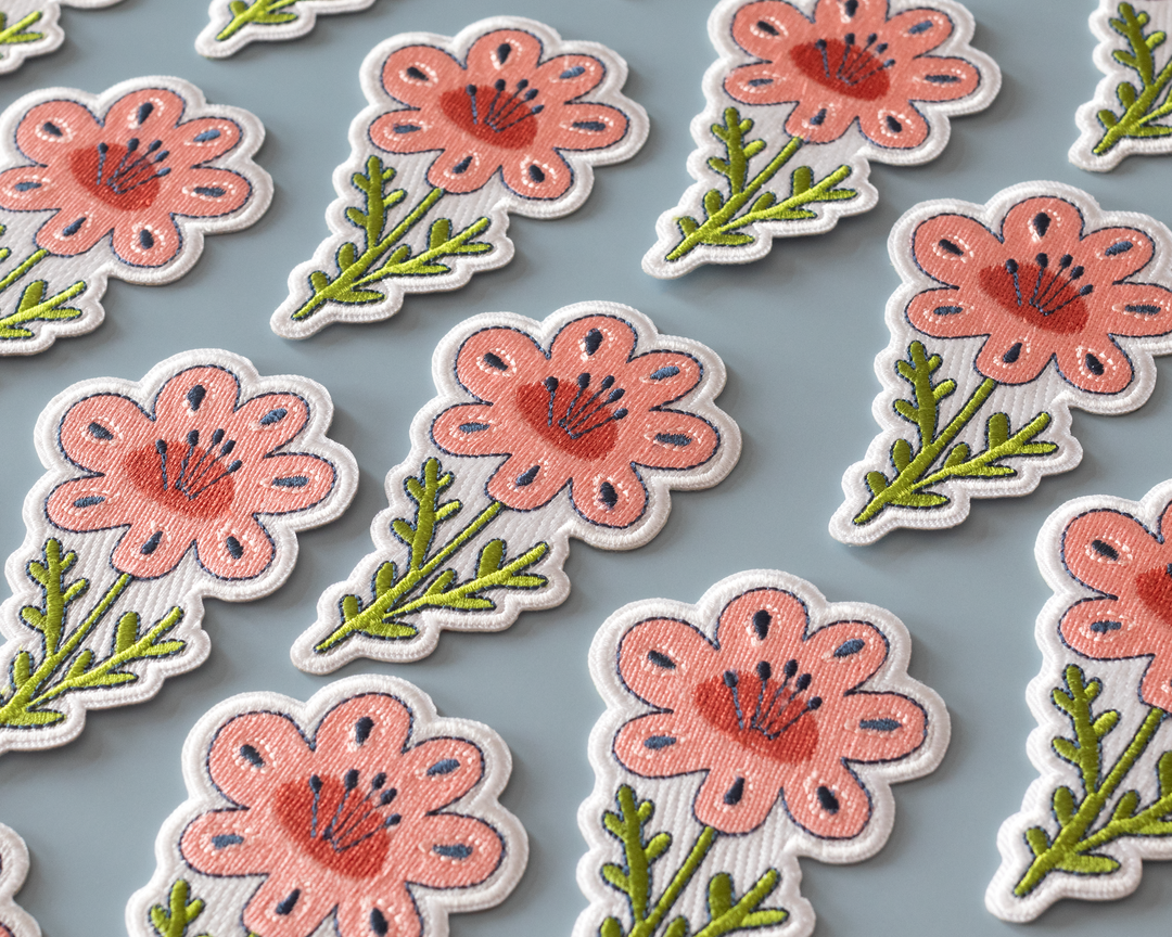 Flower Iron-On Patch