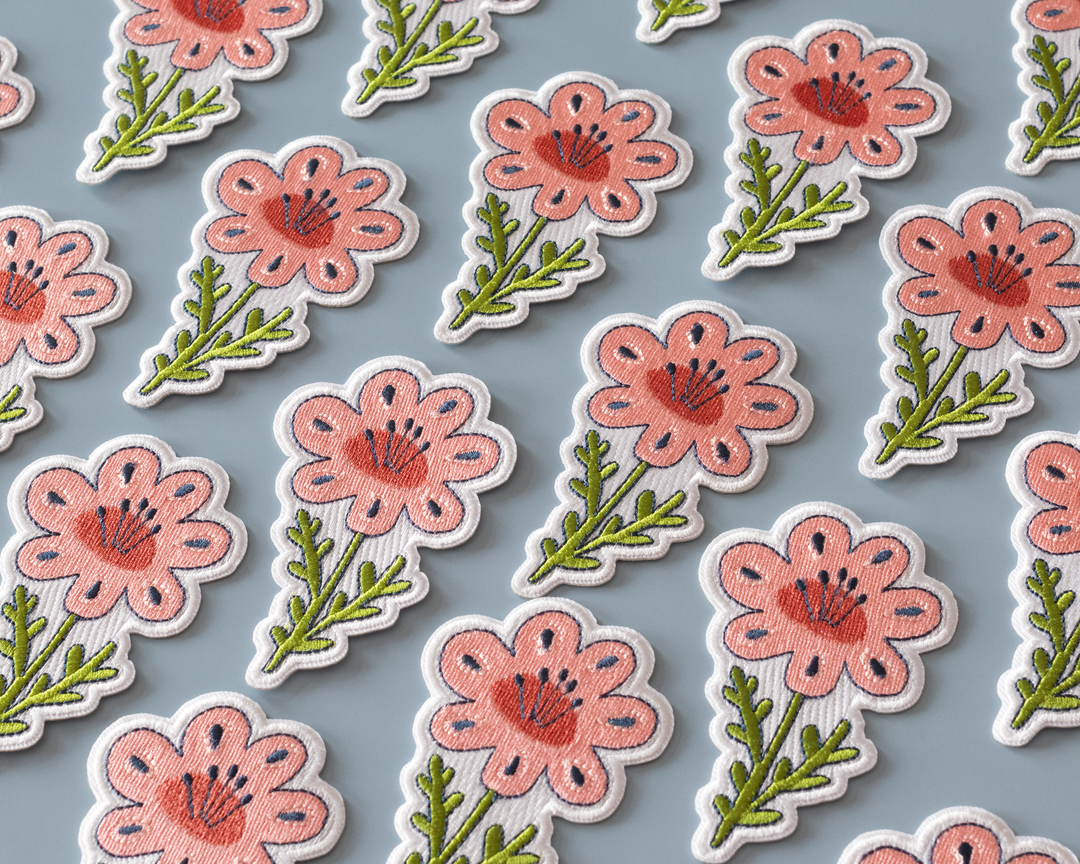 Flower Iron-On Patch