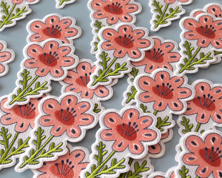 Flower Iron-On Patch