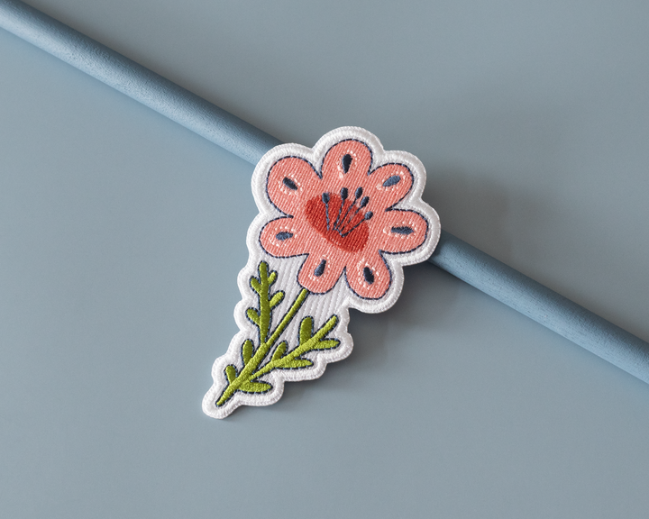 Flower Iron-On Patch