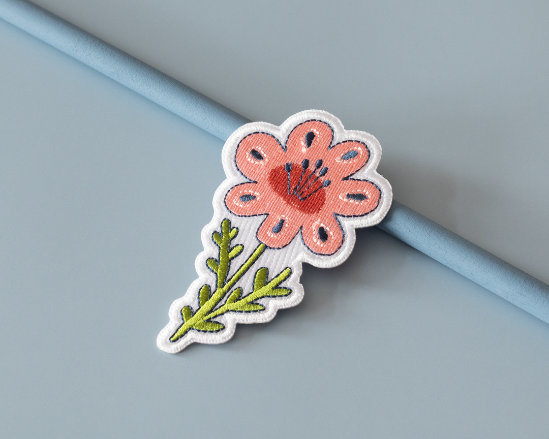 Flower Iron-On Patch