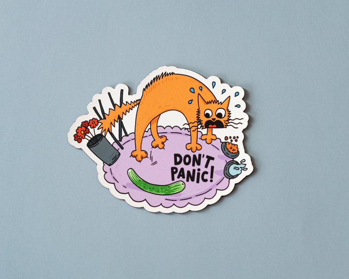 Don't Panic Vinyl Sticker