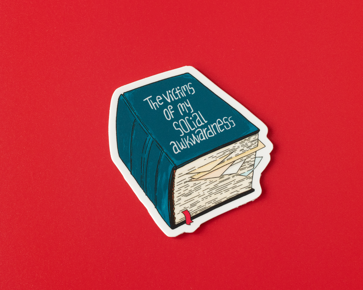 Social Awkwardness Vinyl Sticker