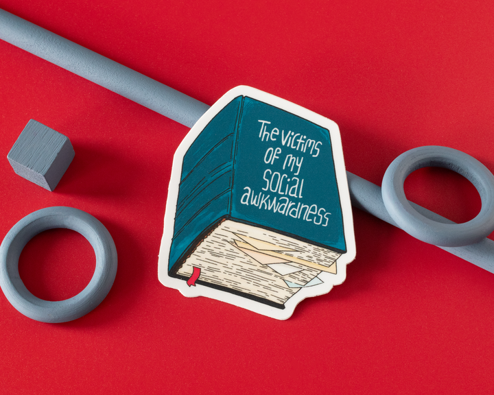 Social Awkwardness Vinyl Sticker