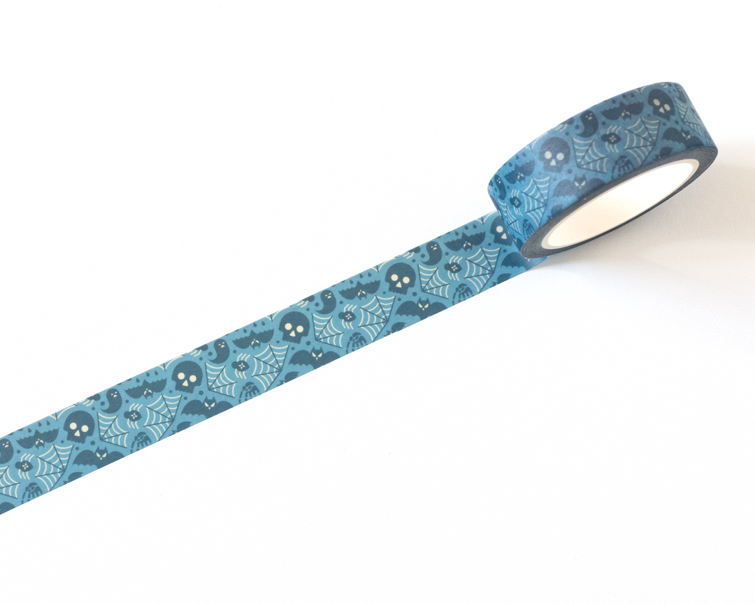 Blue Spooky Washi Tape