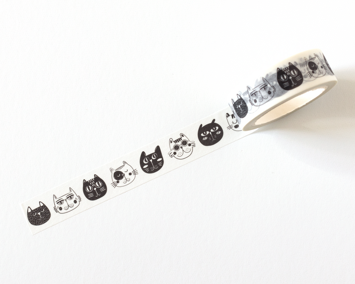 Cat Faces Washi Tape