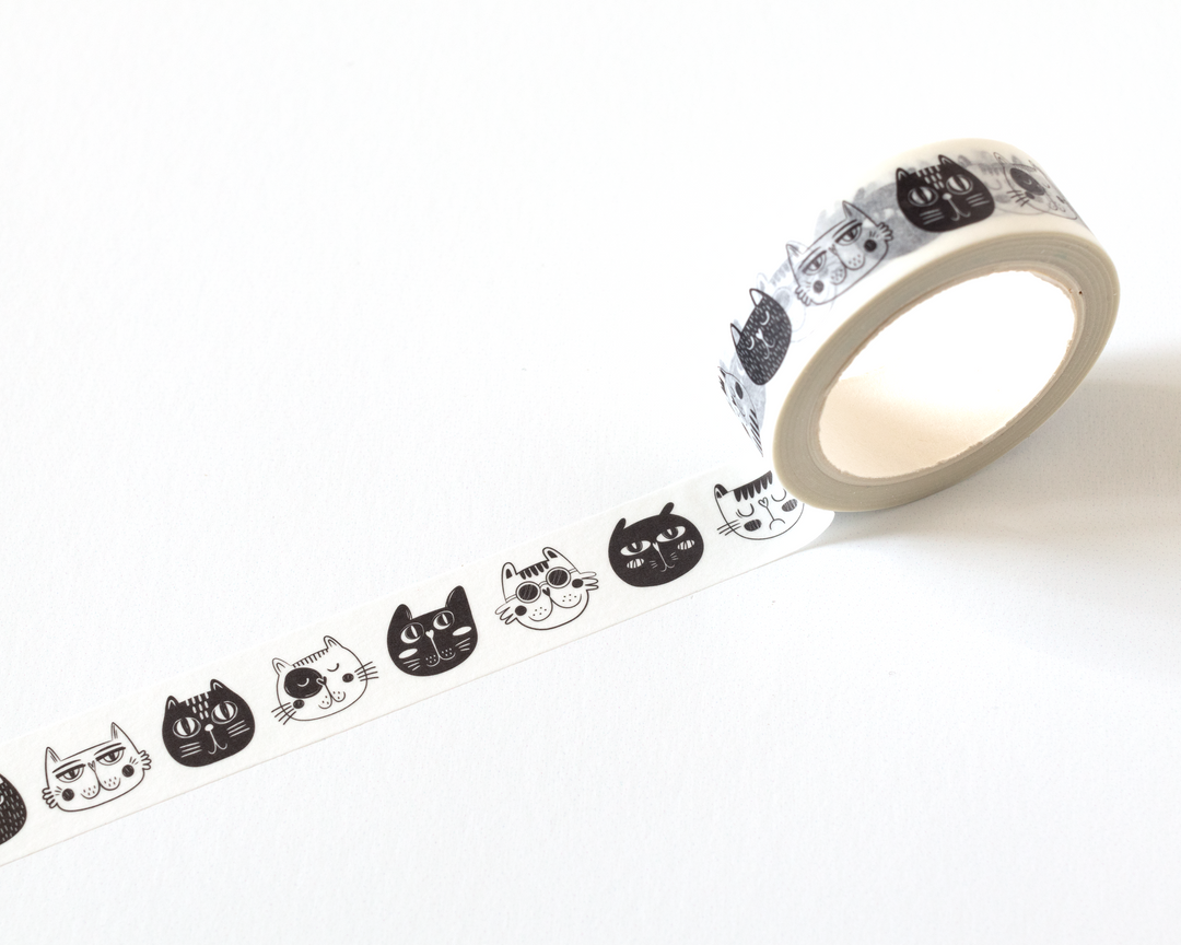 Cat Faces Washi Tape