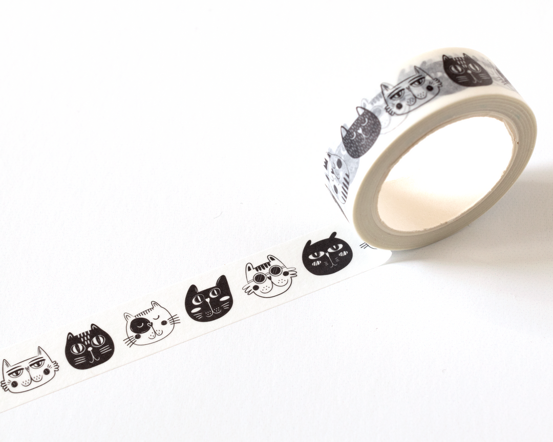 Cat Faces Washi Tape