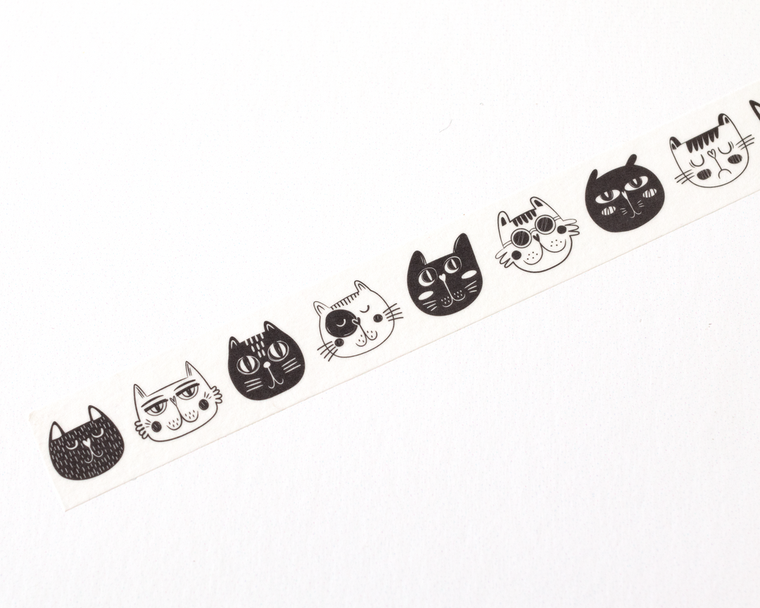 Cat Faces Washi Tape