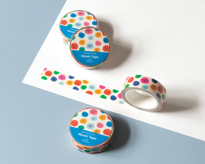 Smiley Faces Washi Tape