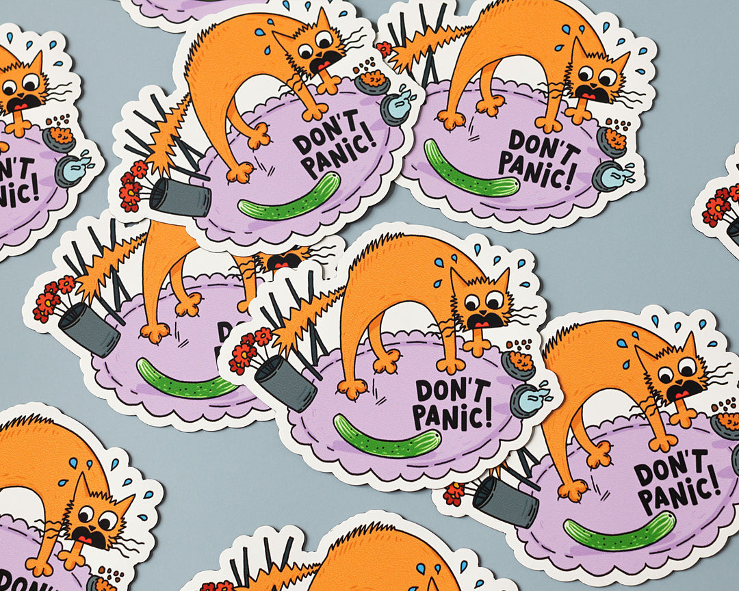 Don't Panic Vinyl Sticker