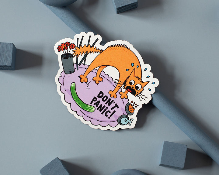 Don't Panic Vinyl Sticker