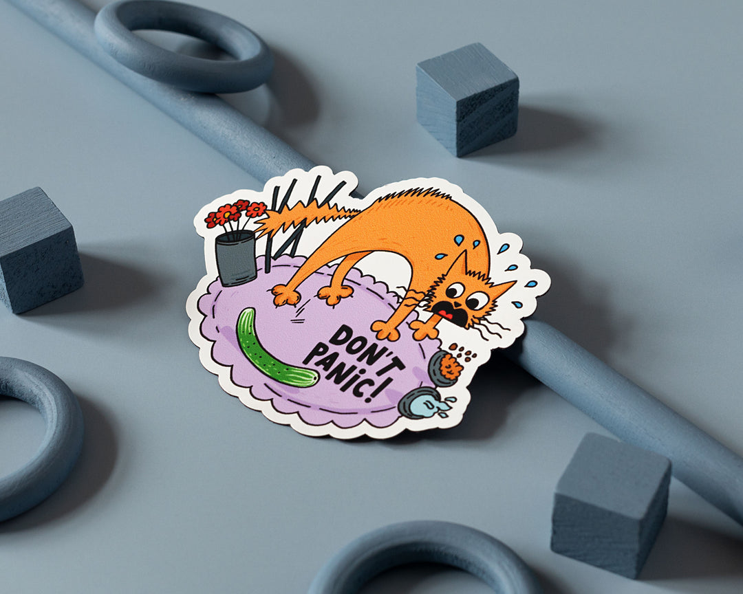 Don't Panic Vinyl Sticker