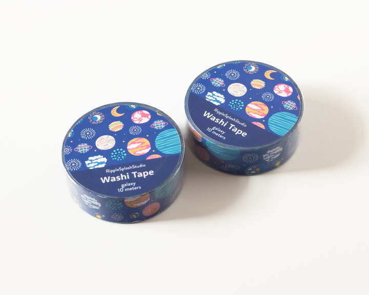 Vibrant Galaxy Washi Tape