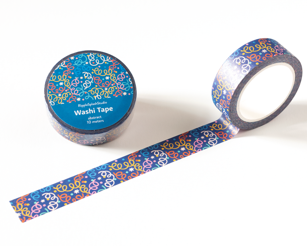 Colorful Abstract Washi Tape