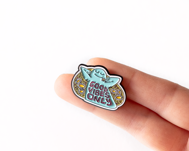 Good Vibes Enamel Pin