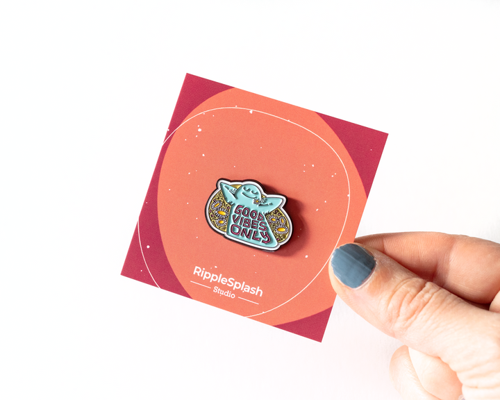 Good Vibes Enamel Pin