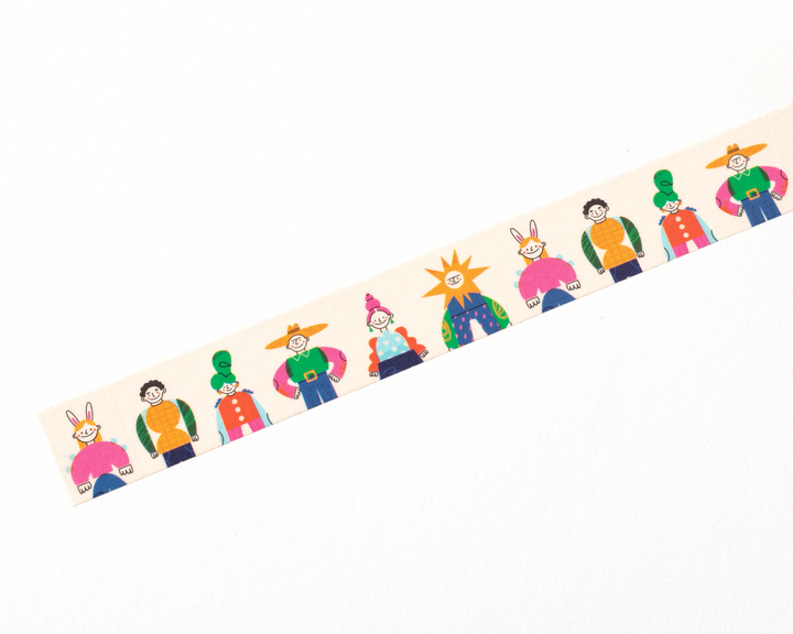 Colorful People Washi Tape