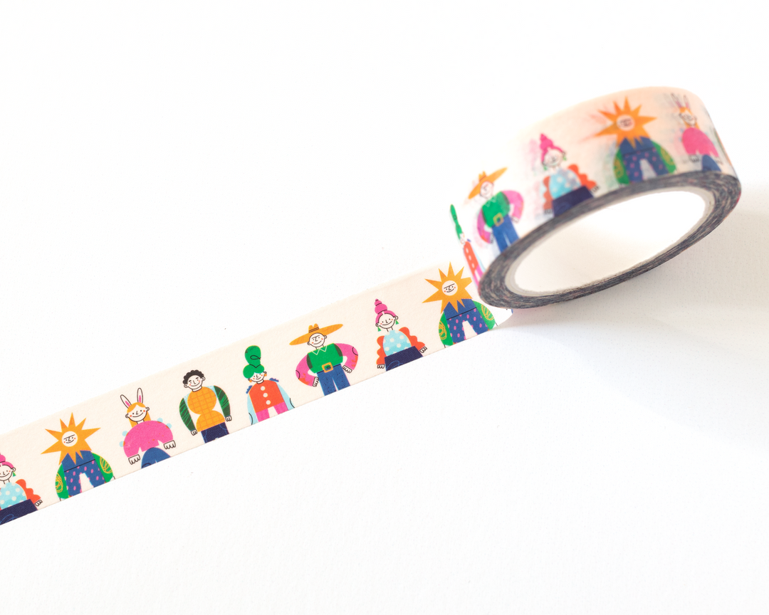 Colorful People Washi Tape