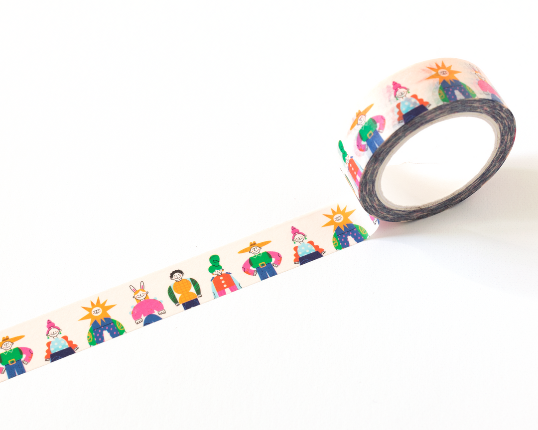 Colorful People Washi Tape