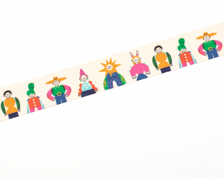 Colorful People Washi Tape