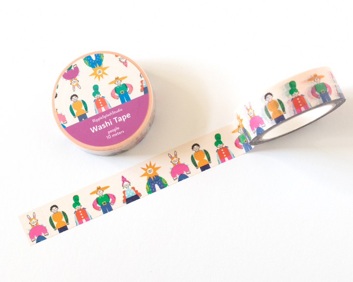 Colorful People Washi Tape