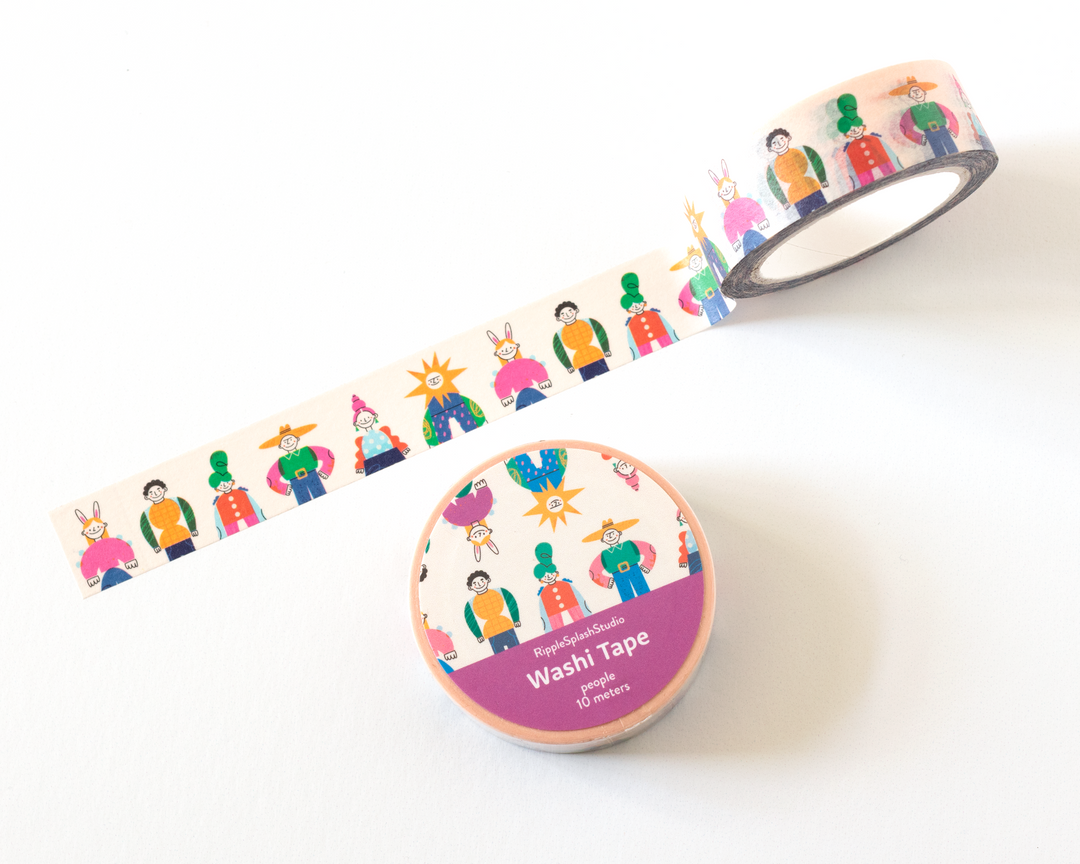 Colorful People Washi Tape