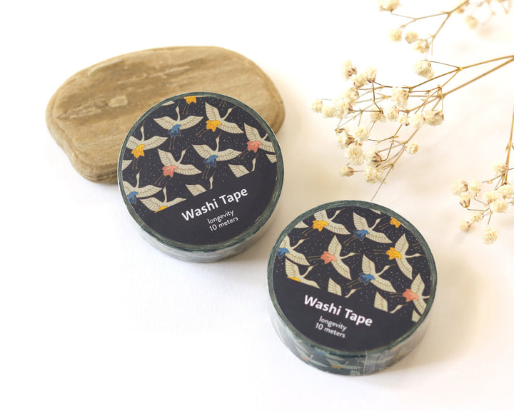 Elegant Crane Washi Tape