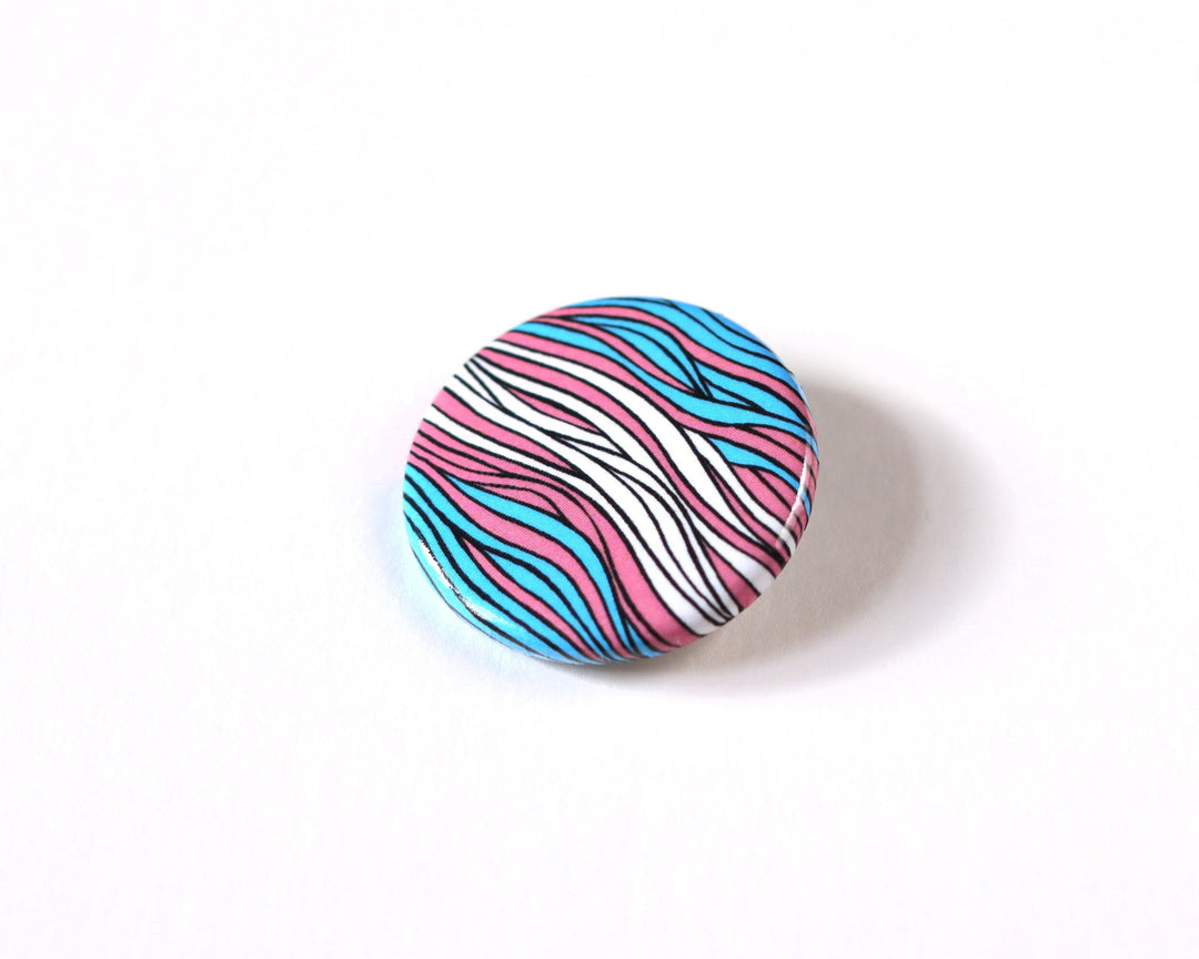 Transgender Pride Flag Button Pin