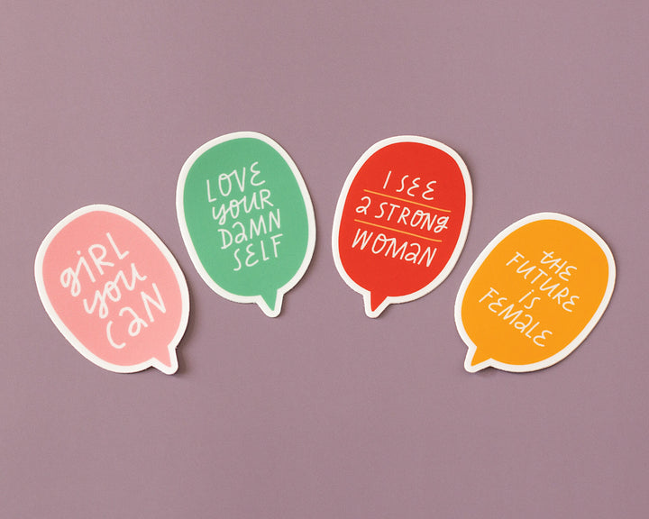 Empowering Quote Stickers