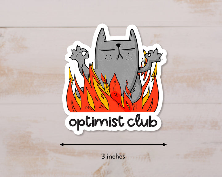 Optimist Club Cat Magnet