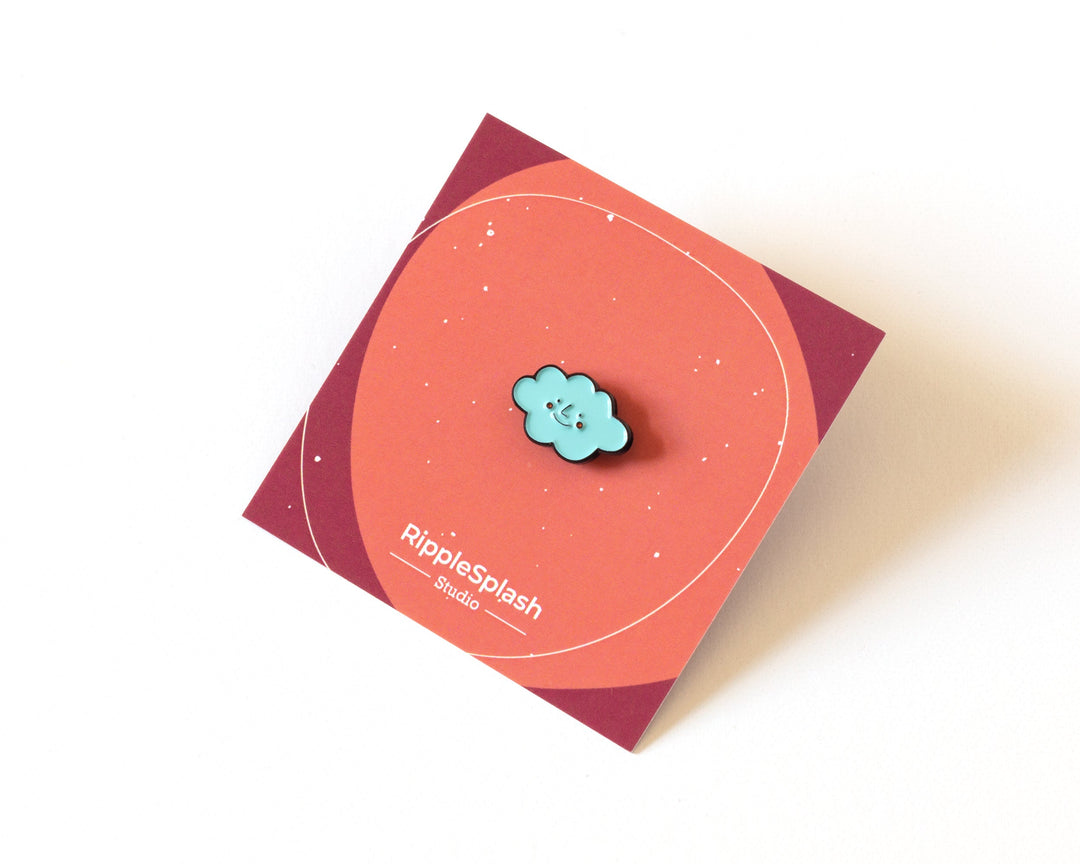 Cloud Enamel Pin