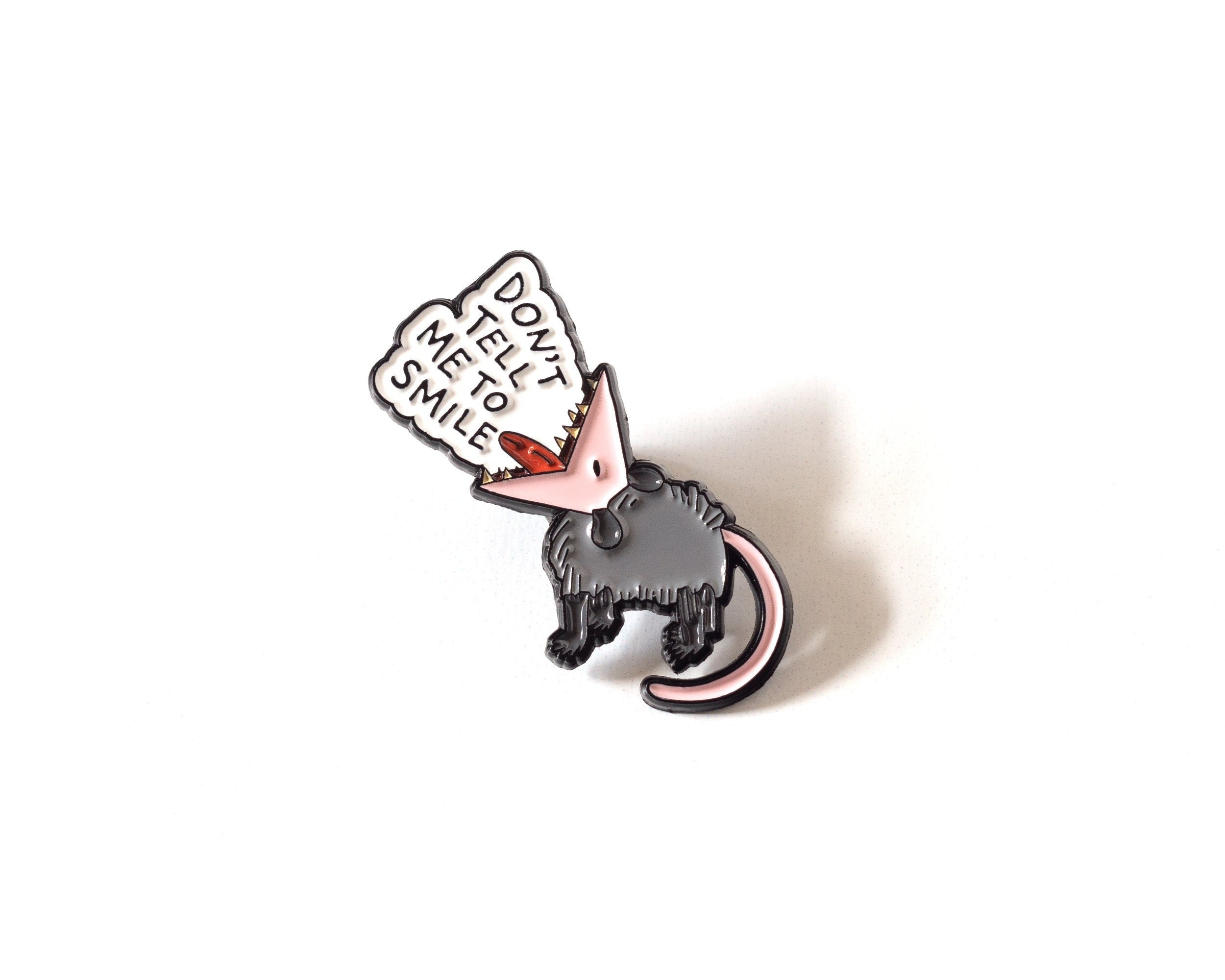 Funny Possum Enamel Pin – RippleSplash Studio