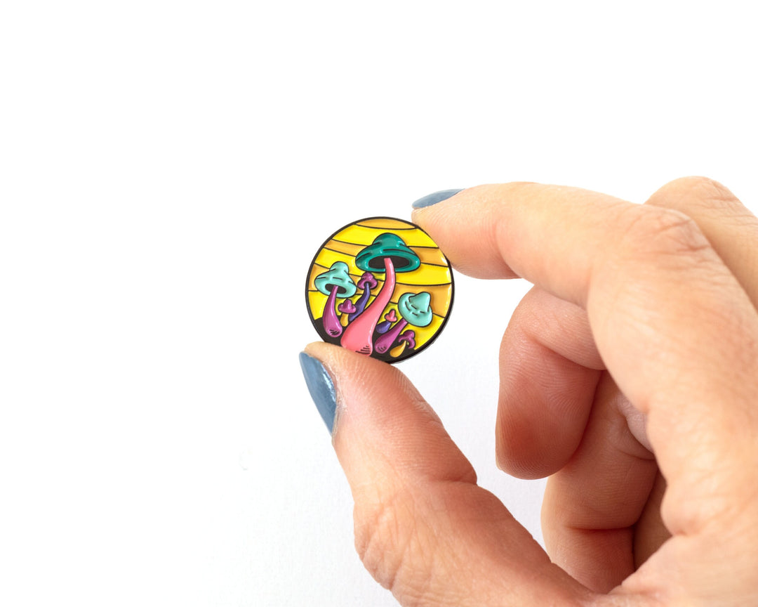 Magic Mushroom Enamel Pin