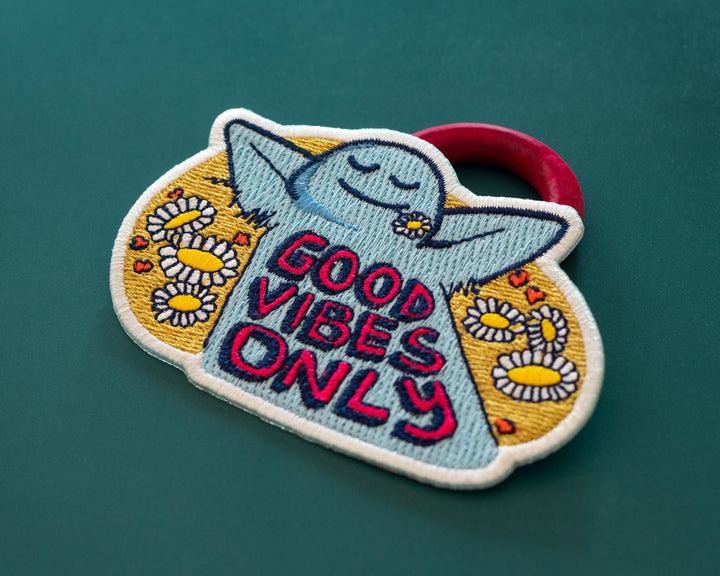 Good Vibes Only Iron-On Patch