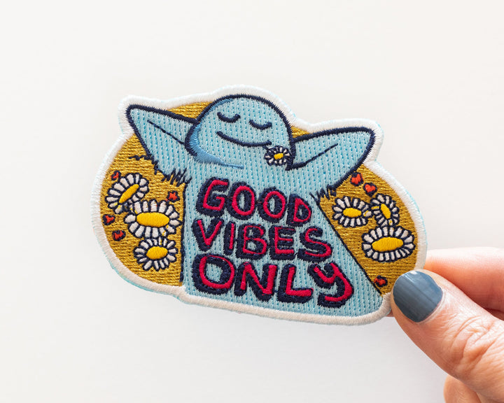 Good Vibes Only Iron-On Patch