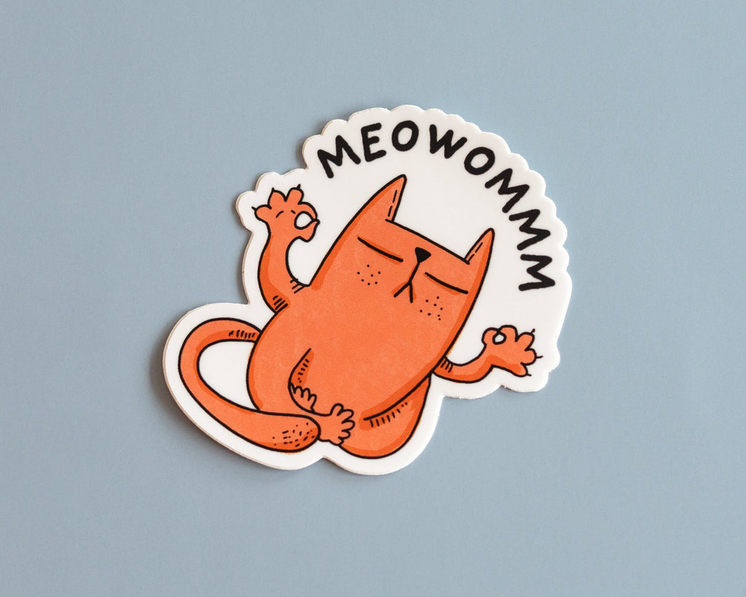 Meowommm Vinyl Sticker