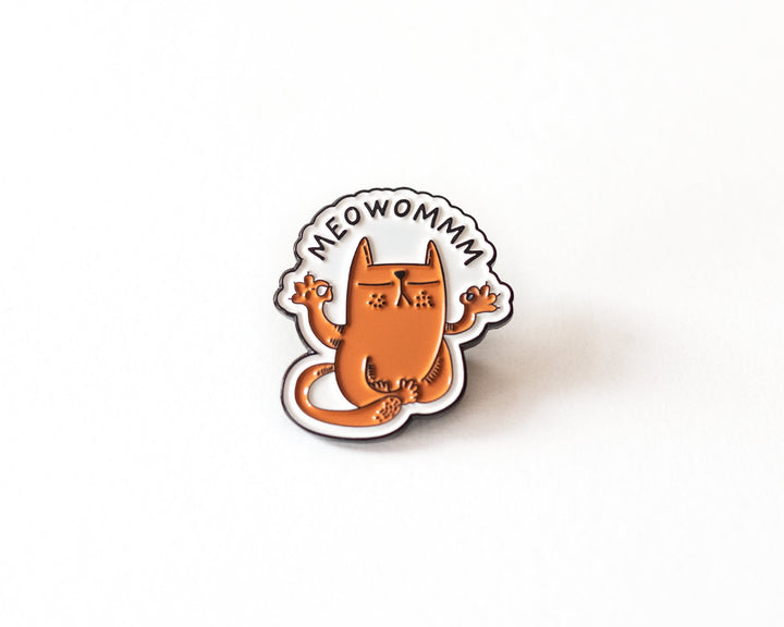 Yoga Cat Enamel Pin