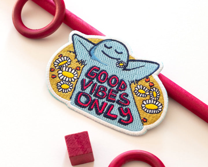 Good Vibes Only Iron-On Patch