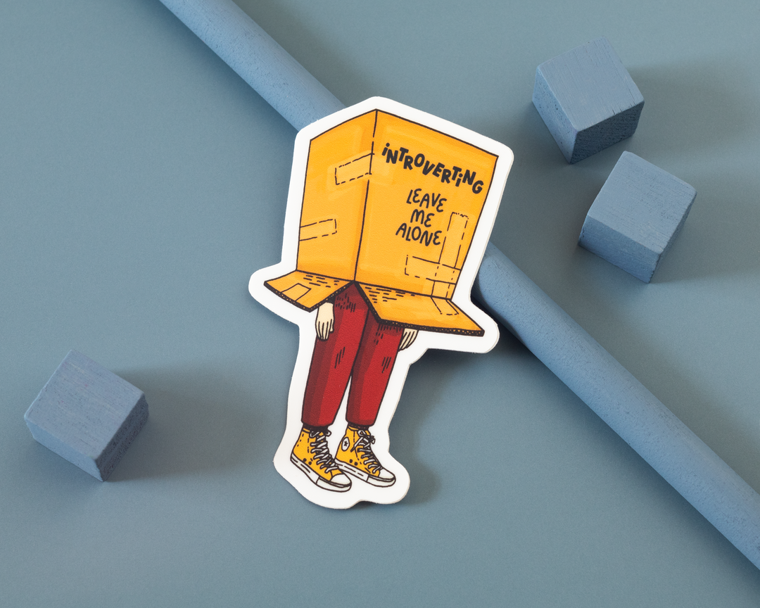 Funny Introvert Sticker