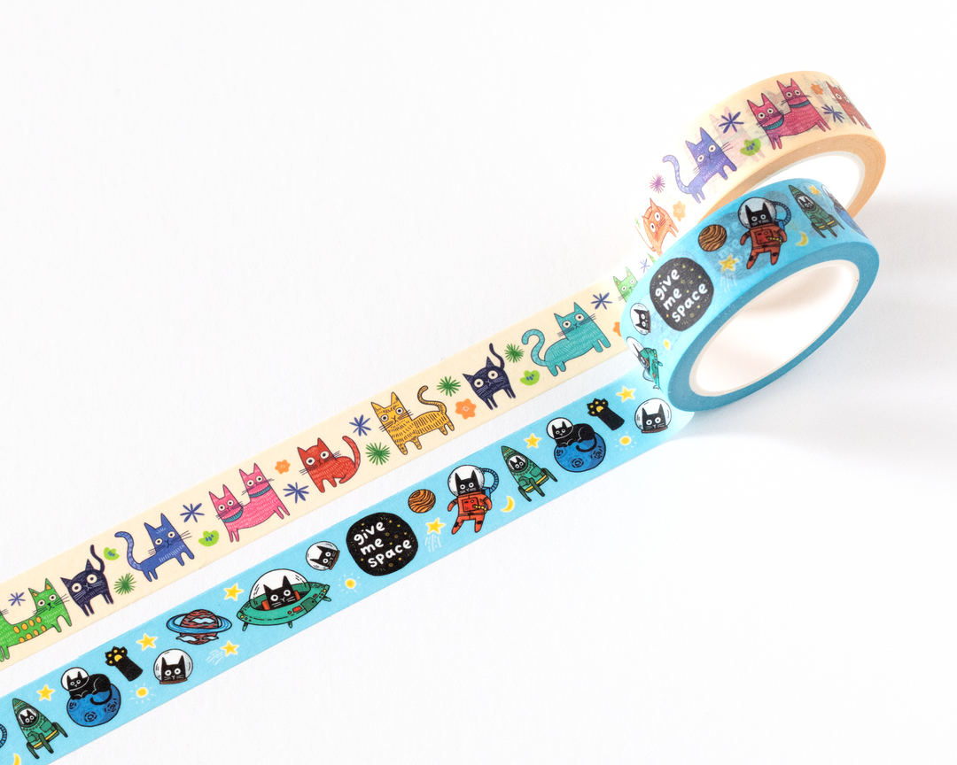 Cat Washi Tape Set of 2