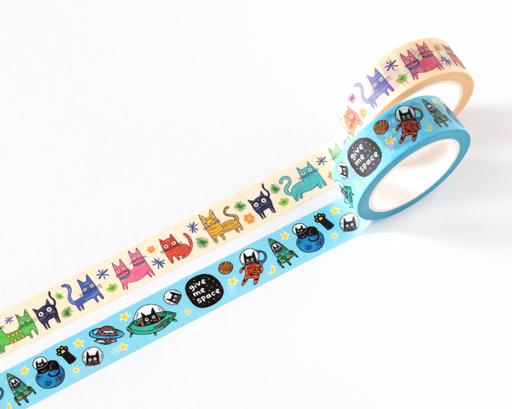 Cat Washi Tape Set of 2