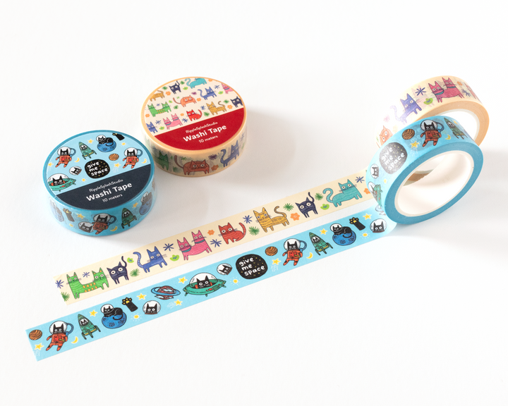 Cat Washi Tape Set of 2