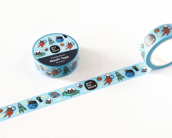 Give Me Space Cats Washi Tape