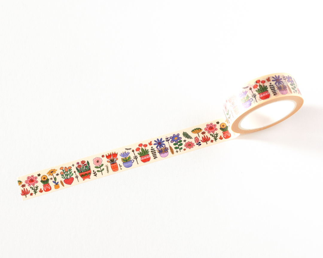 Floral & Potted Plants Washi Tape