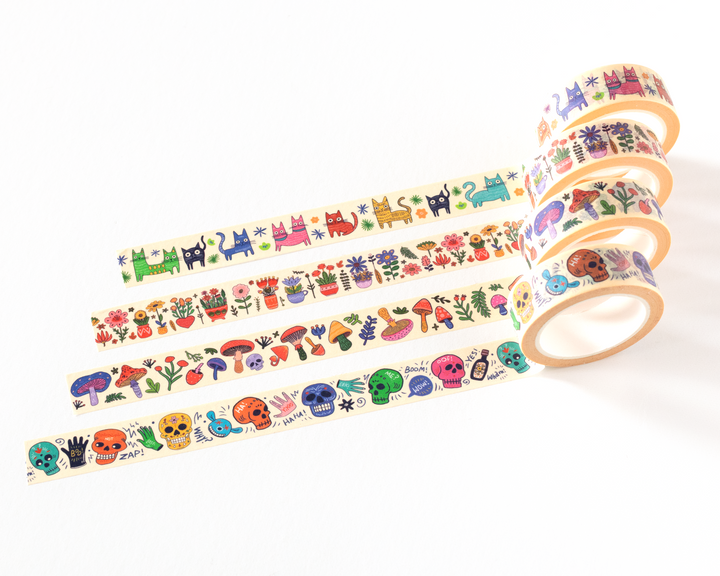 Whimsical Washi Tape Set of 4